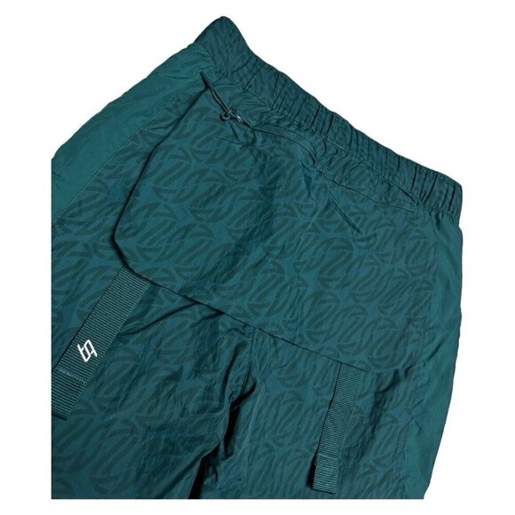 PUMA HOOPS Basketball Lined TEARAWAY Snap-Up Splash Track Activewear Pants Small - Picture 5 of 9